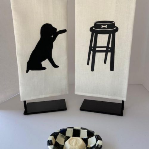 Friendly Dog and Friendly Stool